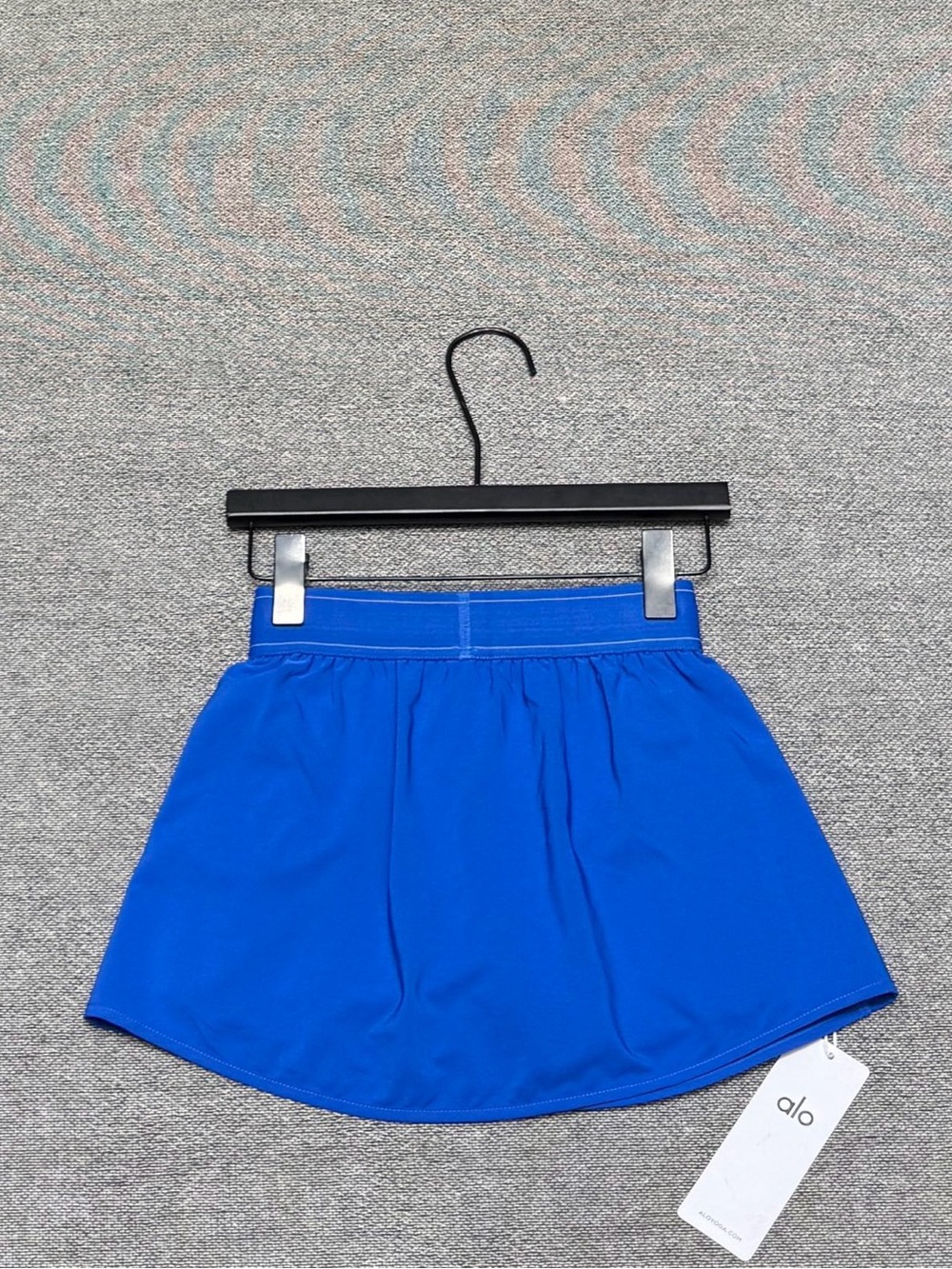 ALO Yoga Mini Skirt - Royal Blue Athletic Skort - Picture 4 of 4